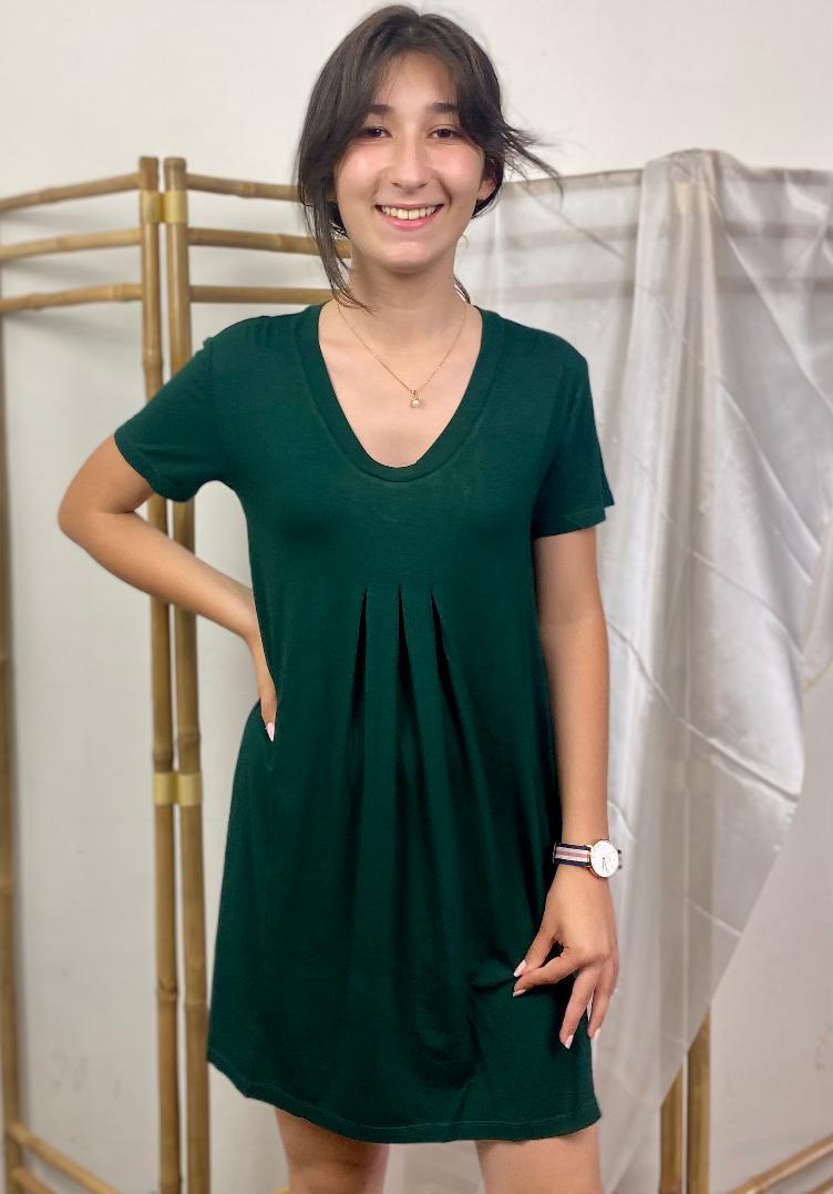 Kleid mit Fältchen - 0