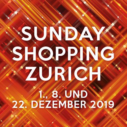 Sonntagsverkauft, am 1. und 8. Dezember 2019, Zürich