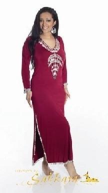 Hagalla-Kleid mit Halbmond-Collier