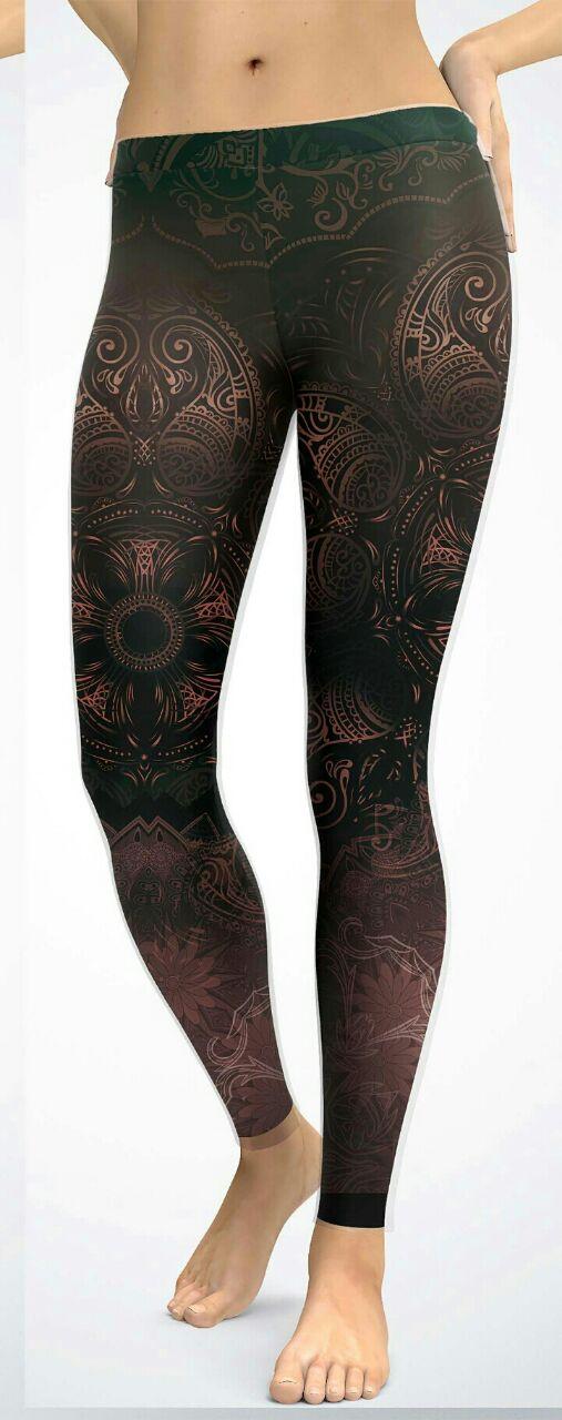 Leggins Black Brownie Mandala